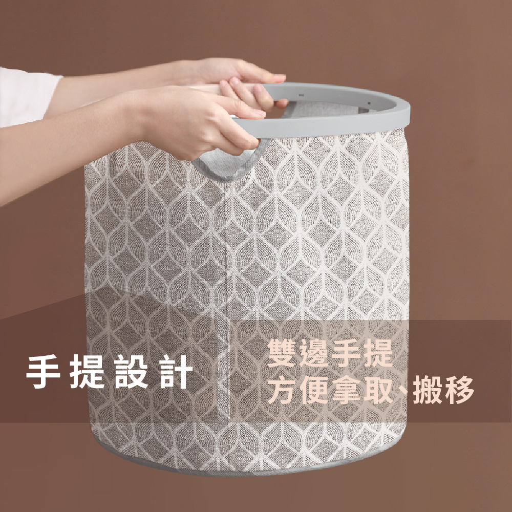 巧易潔一秒開扭扭洗衣籃 兩款任選, , large
