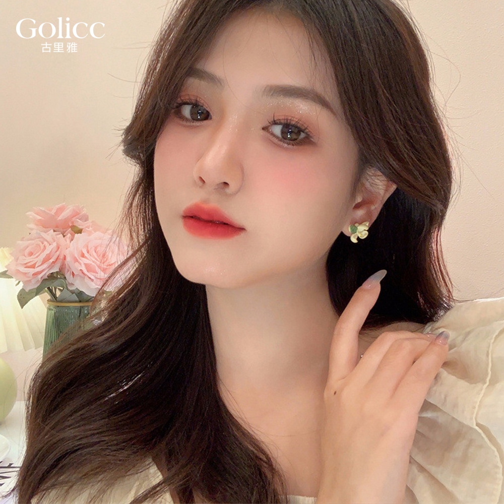 【Gulicc 】古莉可 耳環 韓版小黃花耳飾, , large