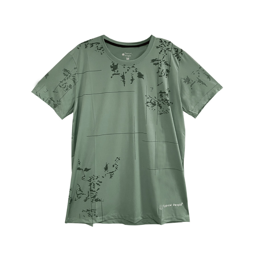 冰感網眼印花圓領衫 UX-CY723, , large