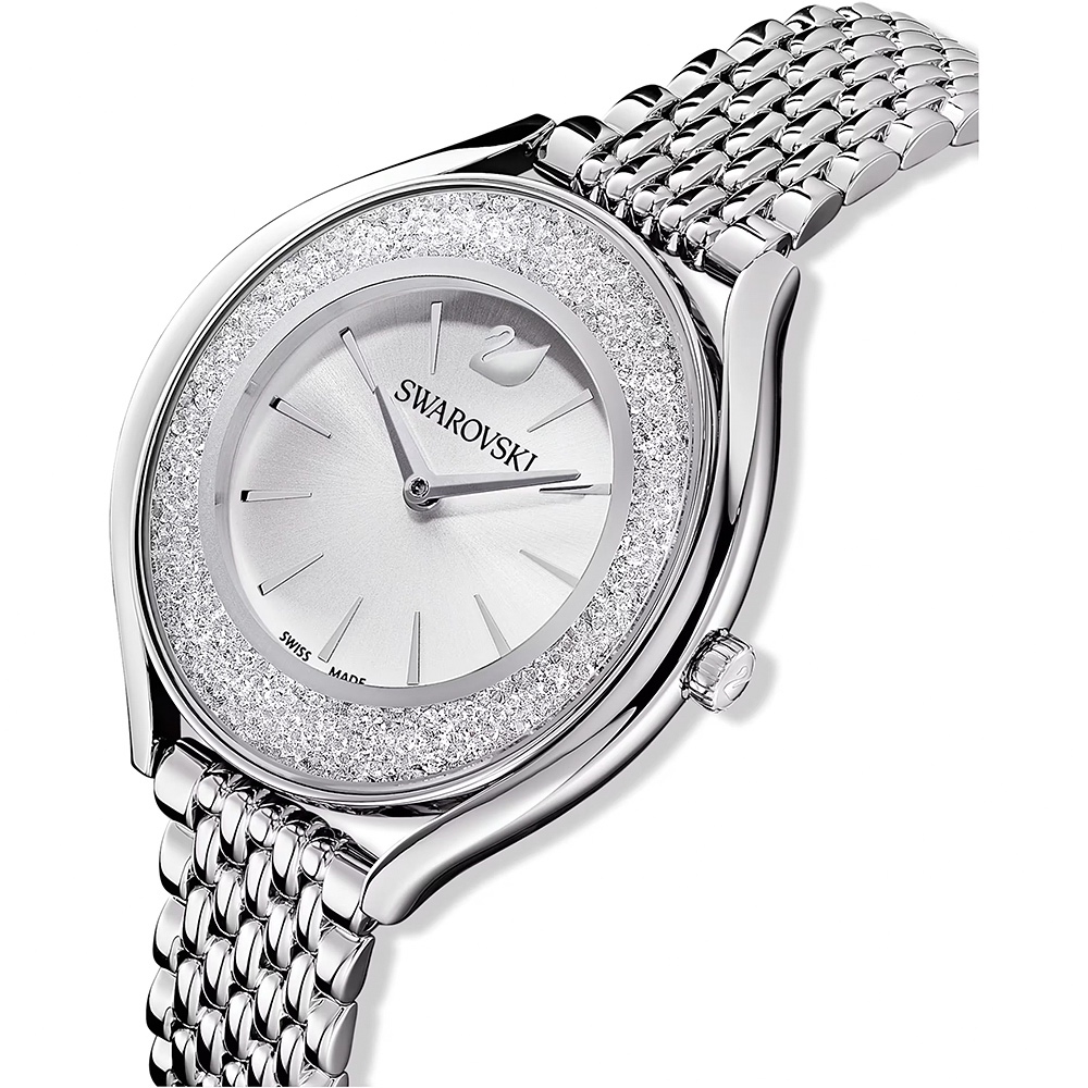 SWAROVSKI 施華洛世奇 Crystalline Aura 奢華水晶女錶 手錶-35.5mm(5519462), , large