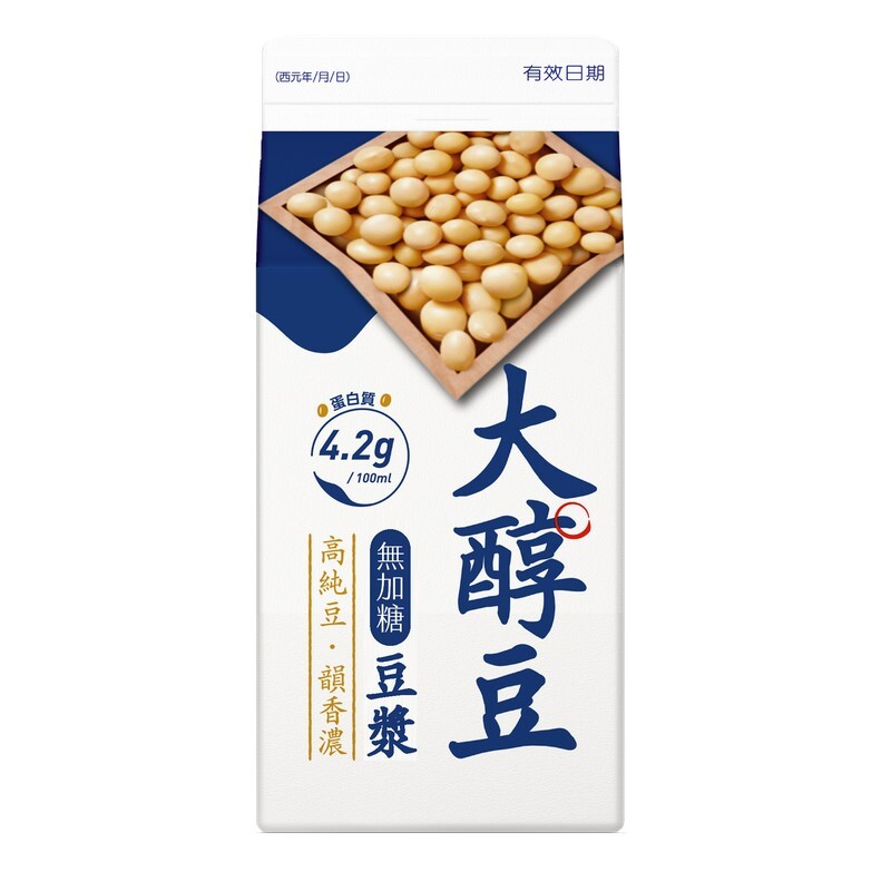 大醇豆無加糖豆漿375ml, , large