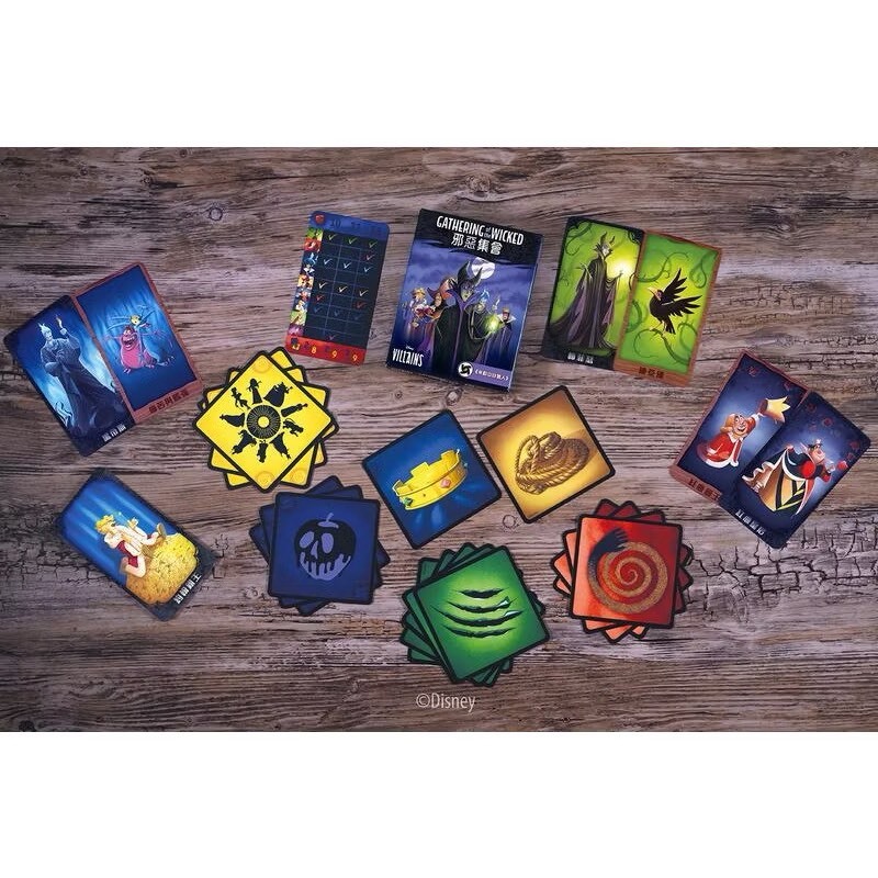 【Asmodee】米勒山谷狼人 迪士尼版－邪惡集會 繁中版｜狼人殺桌遊｜迪士尼反派聯名｜加贈限量庫伊拉特典｜派對聚會必玩, , large