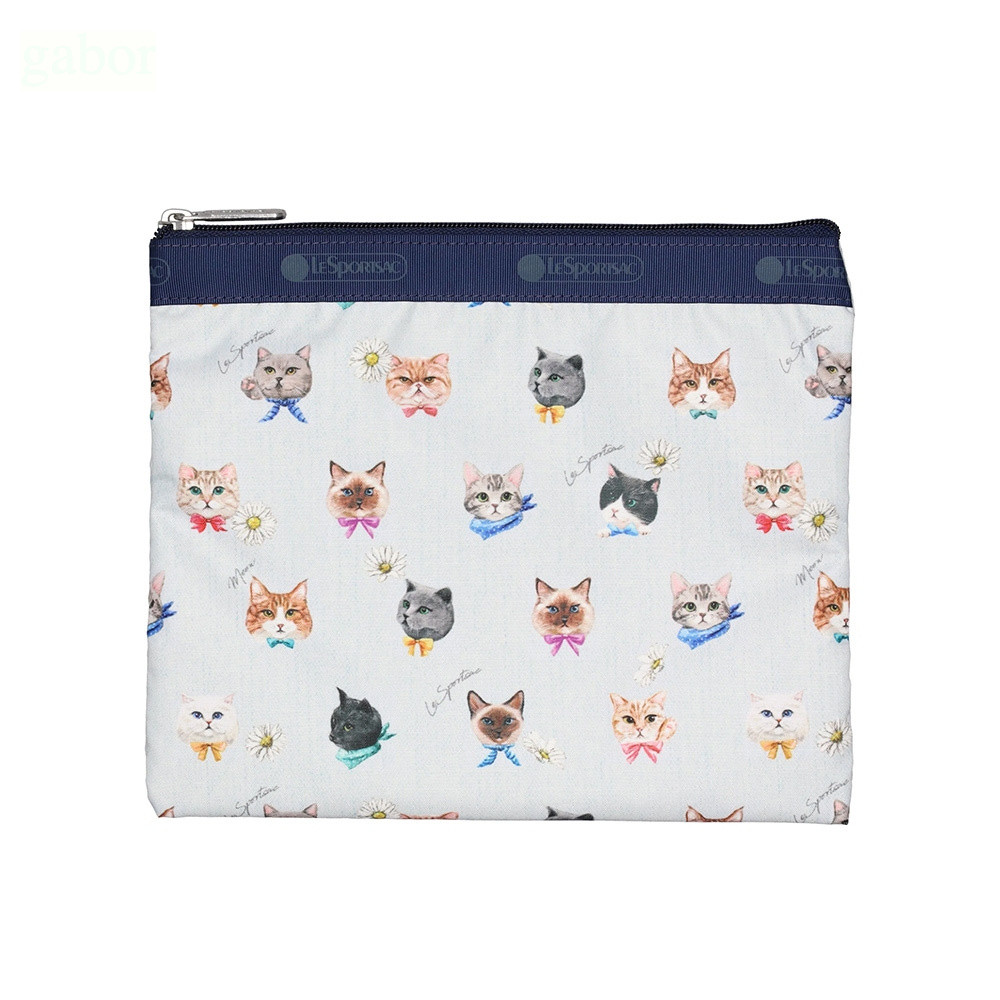 LeSportsac Deluxe Everyday Bag 奢華斜背包 送禮-晴空貓語, , large