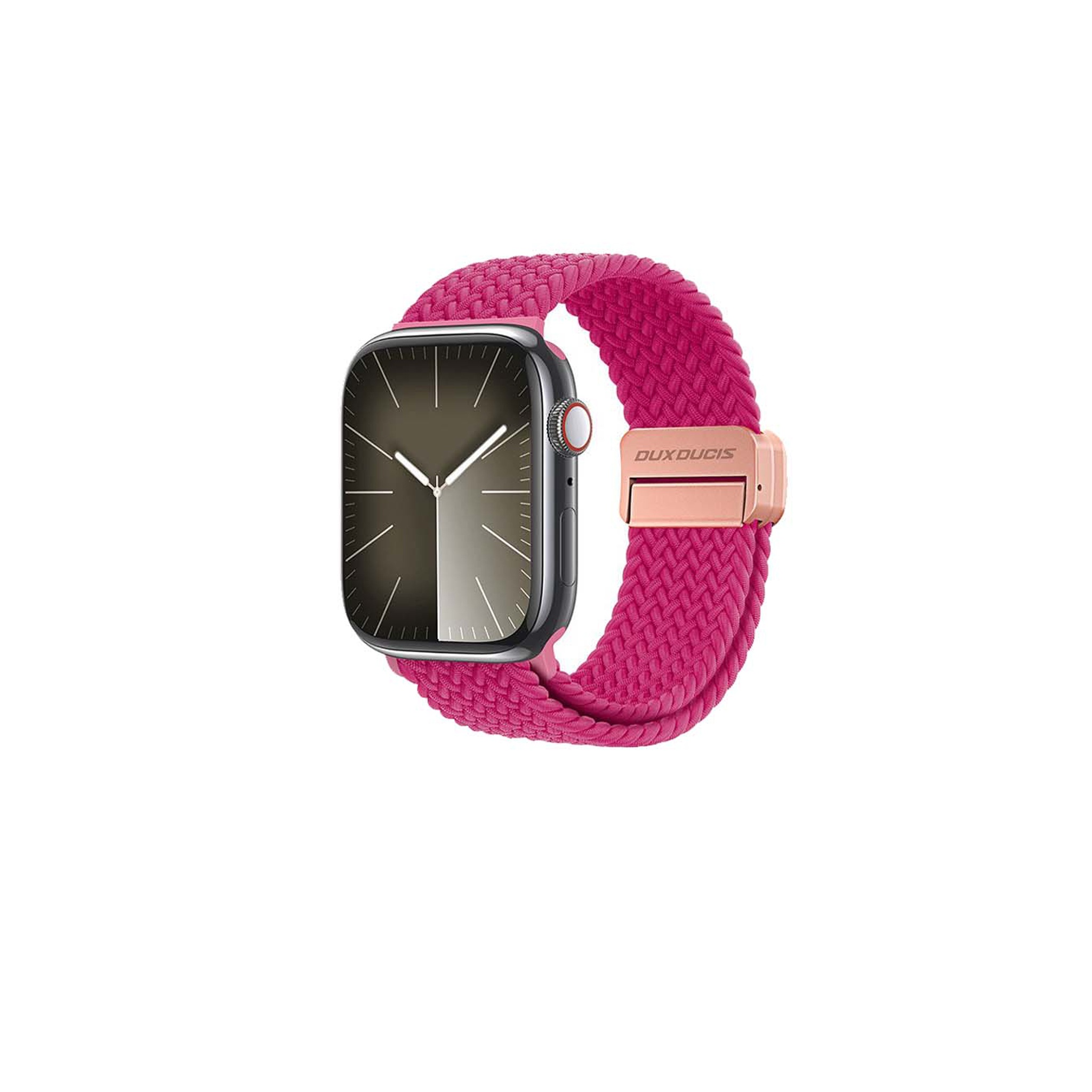 【山水之寶】DUX DUCIS Apple watch 38/40/41/S10 42/S11 42mm錶帶 彈力編織磁吸扣錶帶, , large