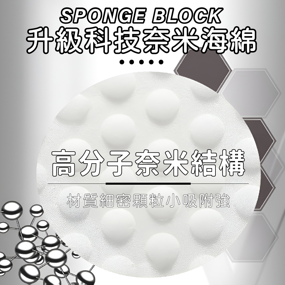10入 科技海綿 神奇海綿 奈米海綿 去污神器 萬用海綿 魔術海綿 【Ho覓好物】HM130 強清潔 強力去汙, , large