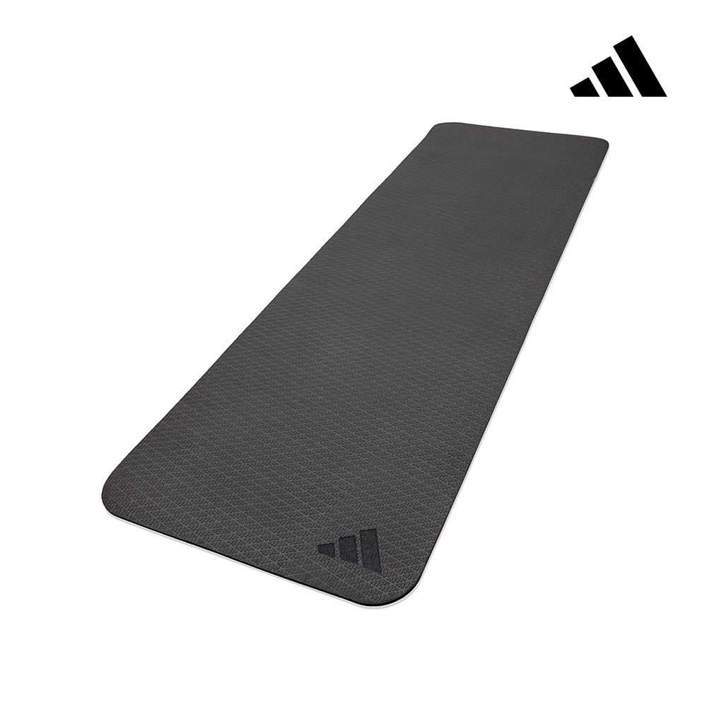 adidas 愛迪達 環保壓紋瑜珈墊-10mm (附贈背帶), , large