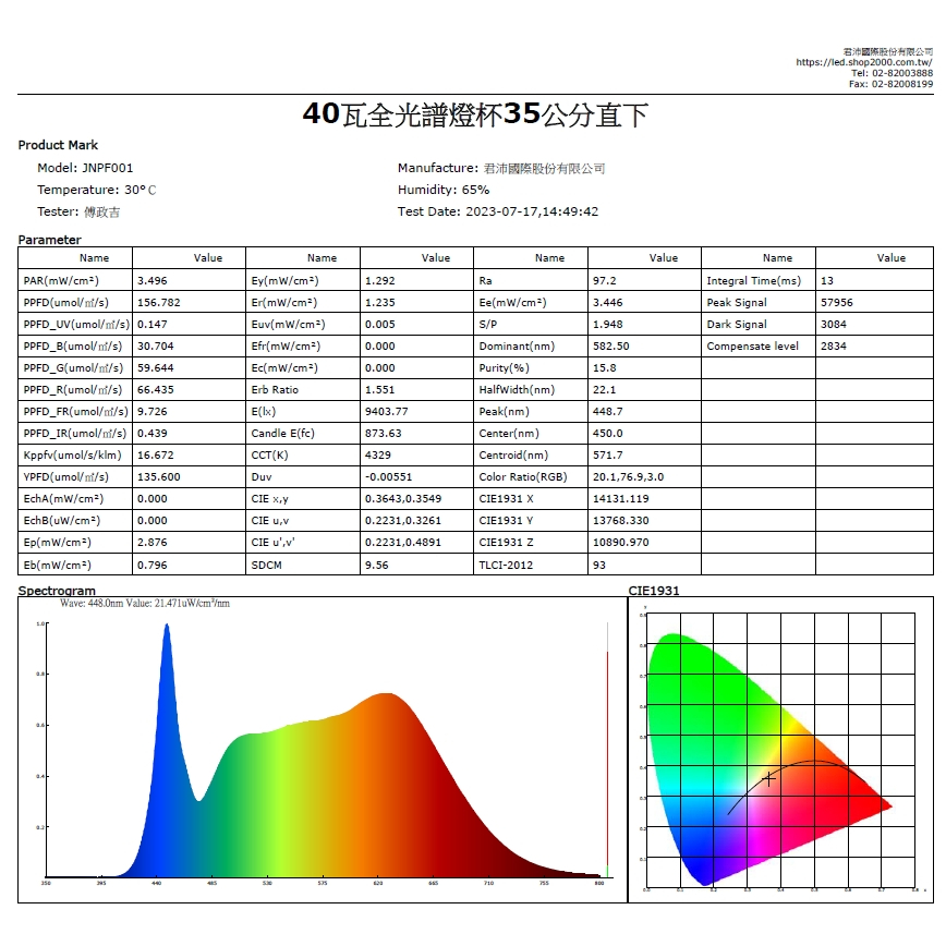 【君沛植物燈】LED植物燈 軌道式 燈泡led 40瓦 e27 植物燈泡 全光譜 全電壓, , large