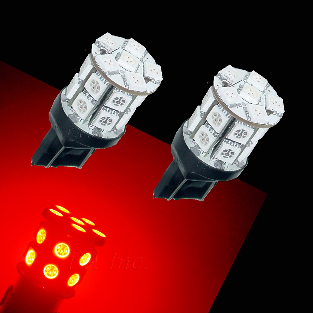【PA LED】T20 單芯 7440 20晶 60晶體 SMD LED 日行燈 方向燈 後霧燈 尾燈 七色可選, , large