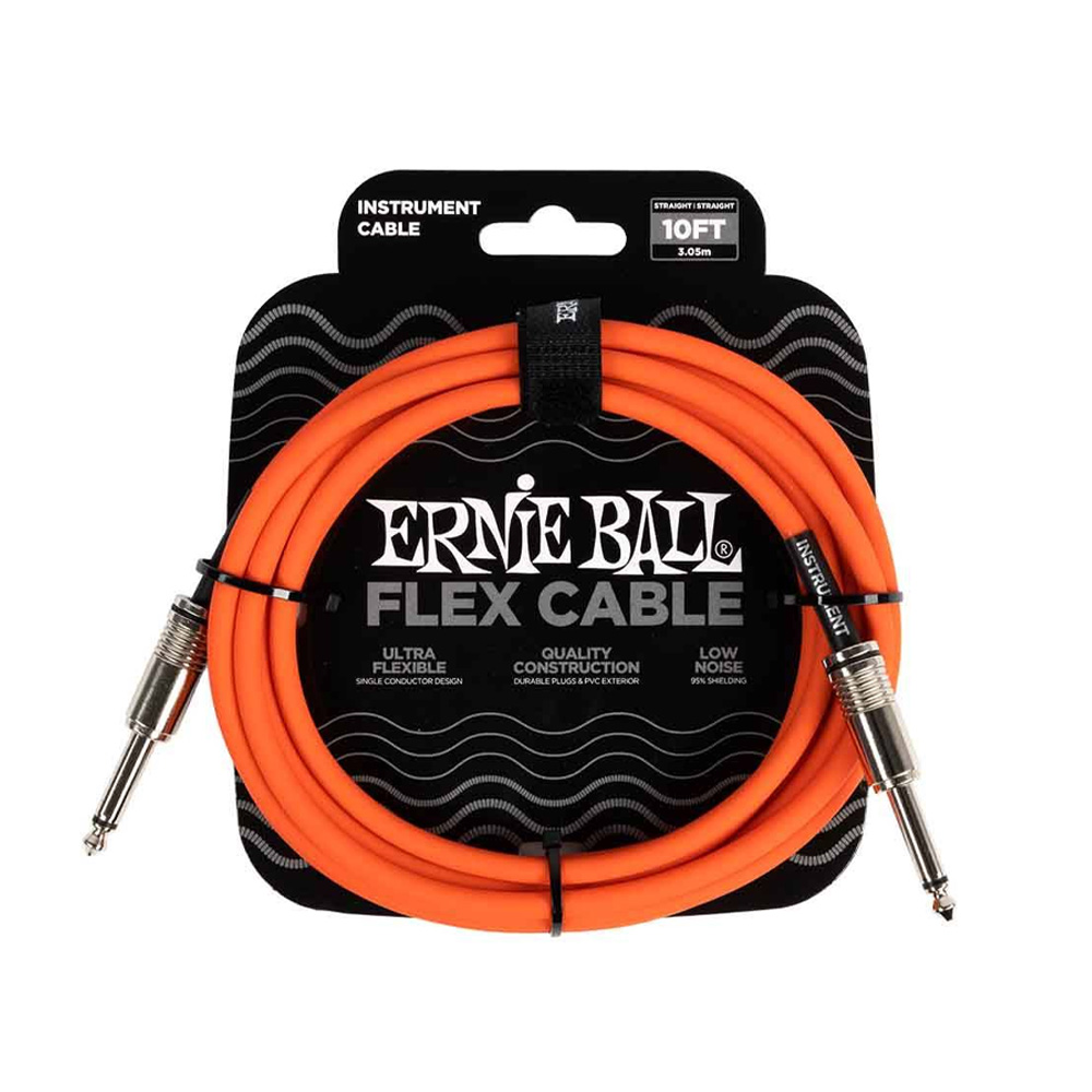 Ernie Ball Cable Flex SS 10ft 6416 Orange, , large