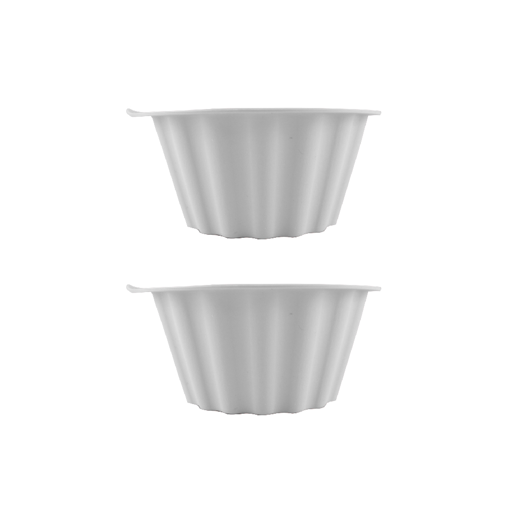 【韓國 SiliPot】鉑金矽膠200ml烘焙模具(L) 2入(可製作 副食品 布丁 果凍 杯子蛋糕 )  規格:L, , large