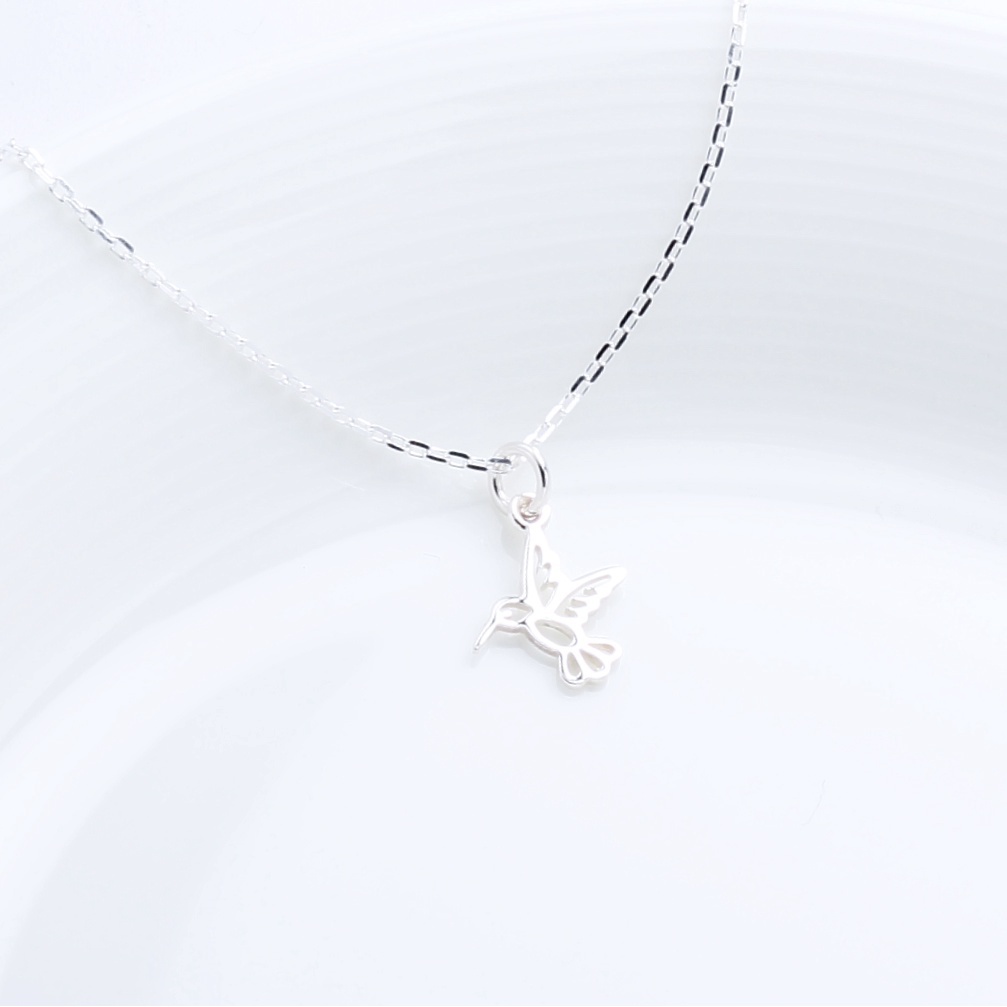 【Angel & Me】Love Hummingbird (small) s925 sterling silver necklace birthday gift, , large