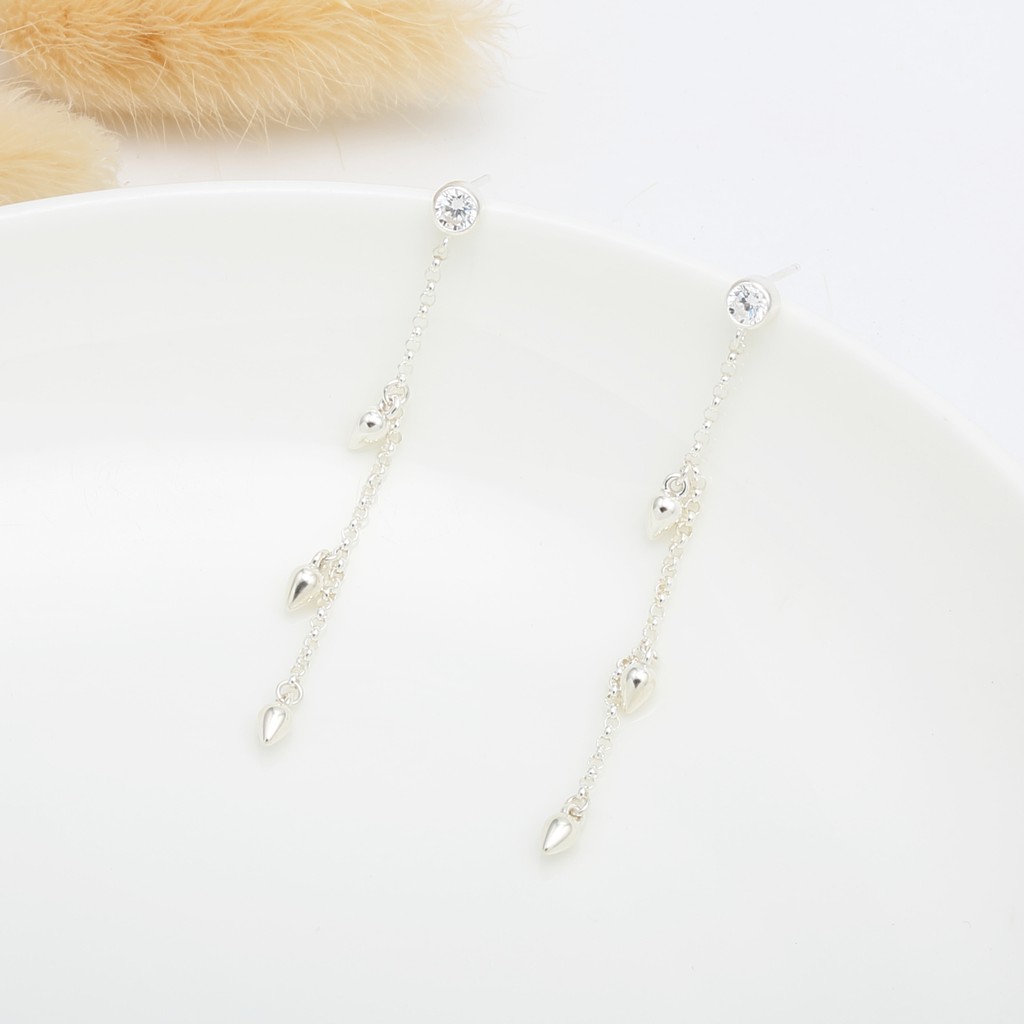 【Angel & Me】Dewdrop s925 sterling silver earring earrings birthday gift, , large