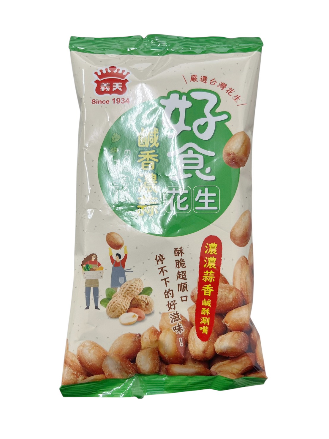 [特價]義美好食花生隨享包-濃蒜, , large