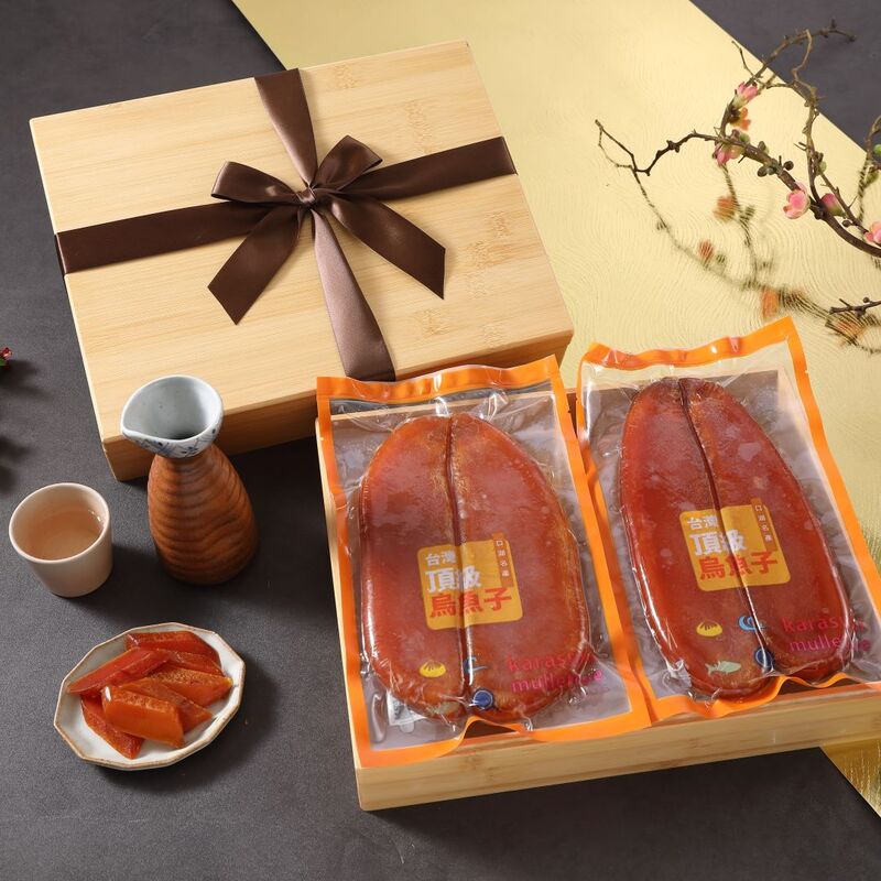 [大賞] 野生烏魚子雙入禮盒(12兩x2入), , large