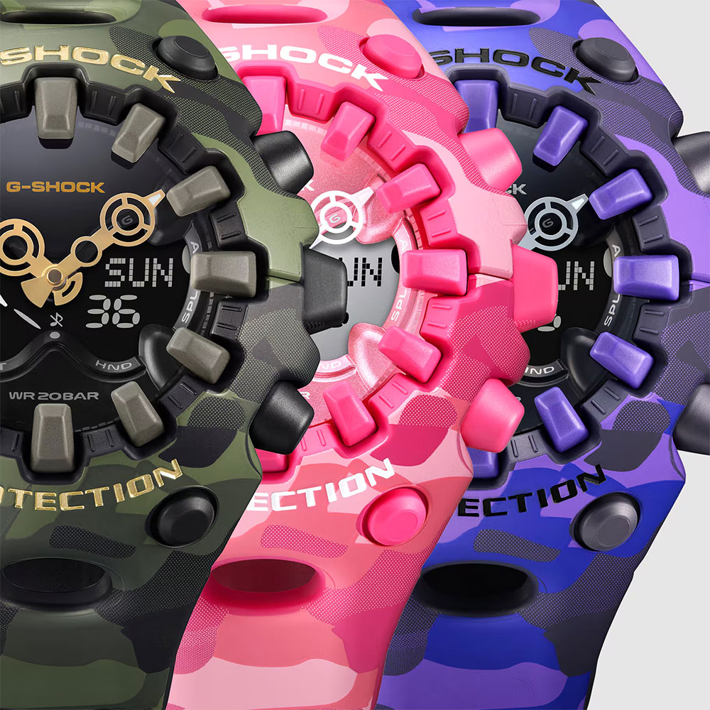 CASIO 卡西歐G-SHOCK BOLD CAMO 系列 迷彩獨特大錶殼雙顯電子錶 手錶 送禮 禮物 推薦(GA-V01CMG-3A), , large