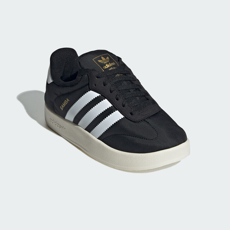 Adidas Samba Home W [IE1434] 男女 休閒鞋 麵包鞋 舒適 百搭 尼龍 黑 白, , large