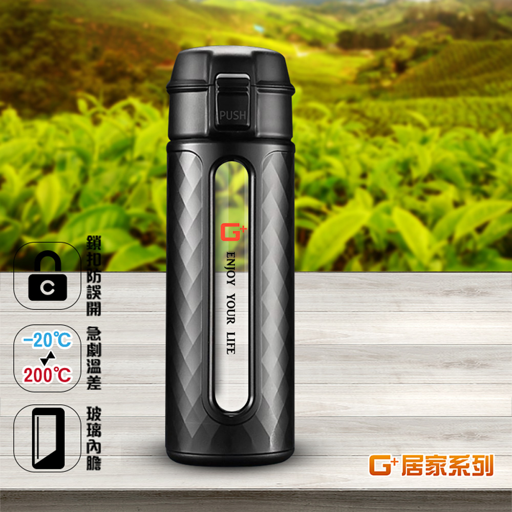 Glass bullet cap bottle 320ml, , large
