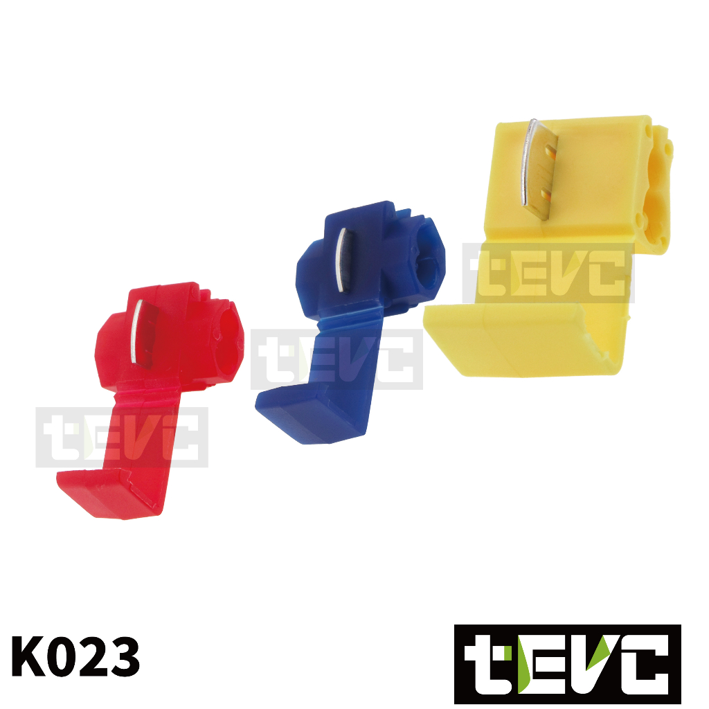 《tevc》K023 螃蟹夾 烏龜夾 -藍色 (1.0-2.5mm&sup2;), , large