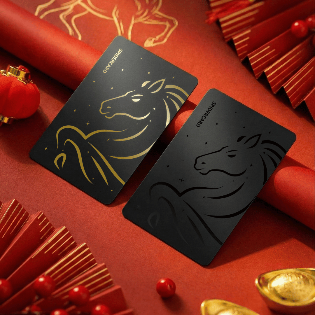 [SpiderCard]數位NFC電子名片 - 躍馬迎春, , large