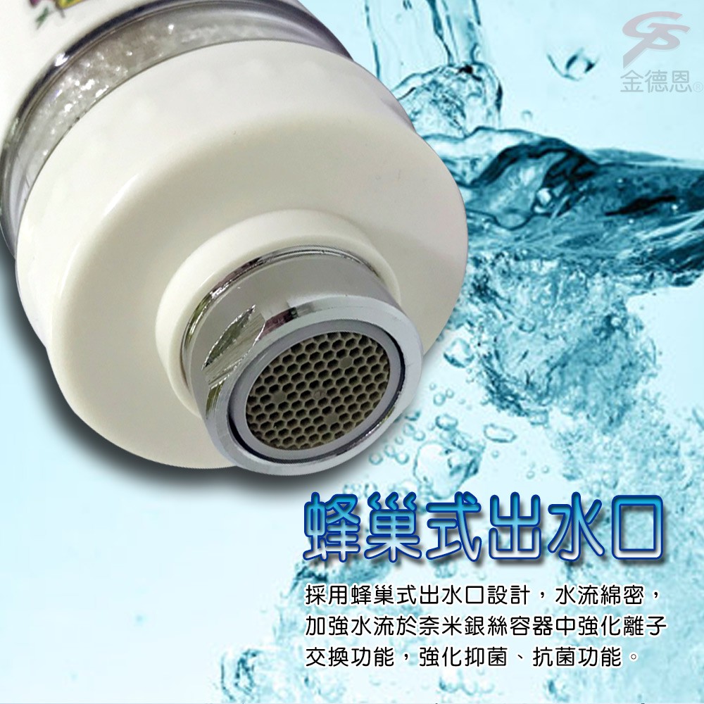 GS MALL 台灣製造 銀離子除臭除氯廚房潔水器 銀離子潔水器 除氯潔水器 除臭潔水器 潔水器 廚房潔水器, , large