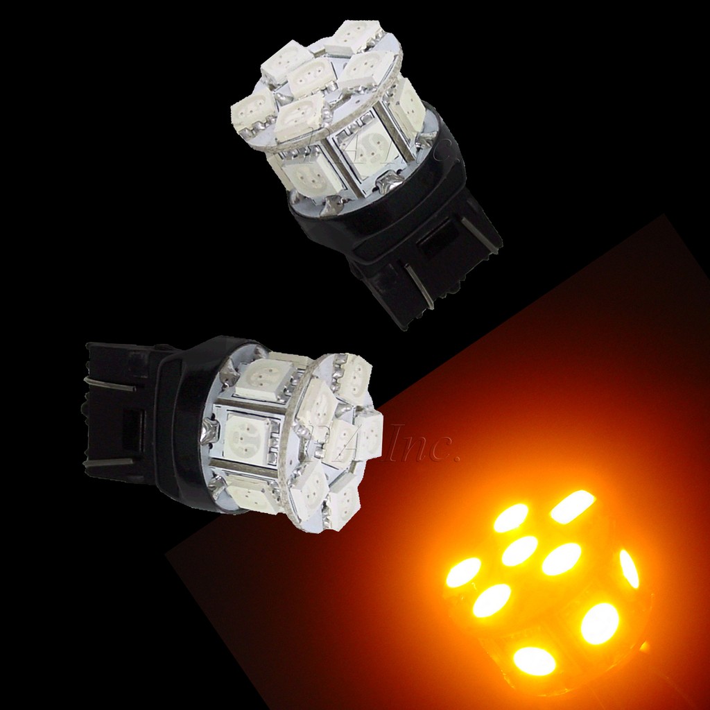 【PA LED】7443 雙芯 T20 13晶 39晶體 SMD LED 煞車燈 方向燈 倒車燈 超小尺寸 七色可選, , large
