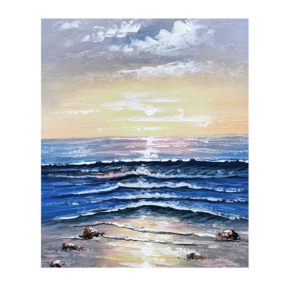 【御畫房】 手繪抽象油畫 美侖美奐 50*60cm, , large