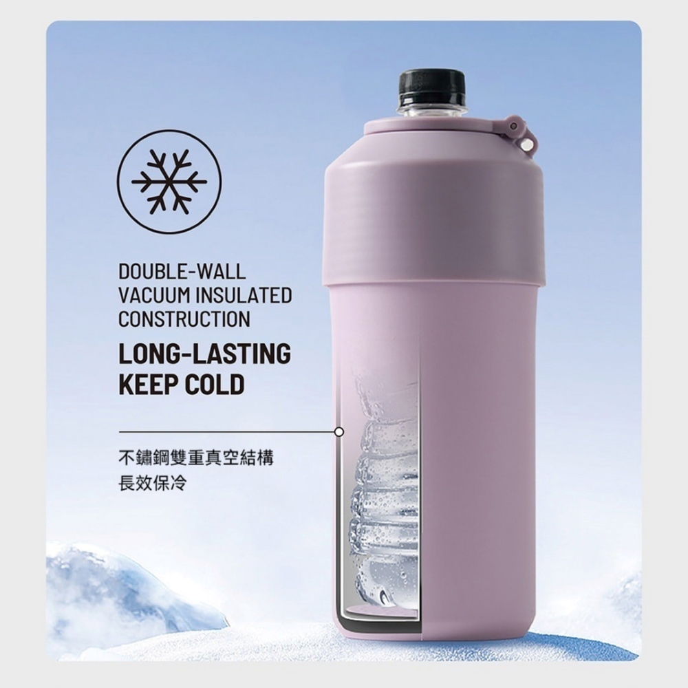 【H&R安室家】7.3cm以下適用 泰碩TYESO飲料保冷瓶(H89), , large