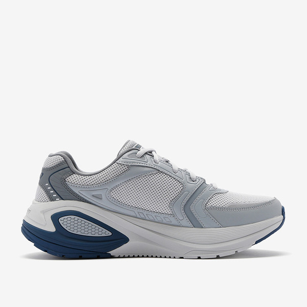 Skechers Octus 男 慢跑鞋 緩衝 彈力 灰 藍 [232738GYNV], , large