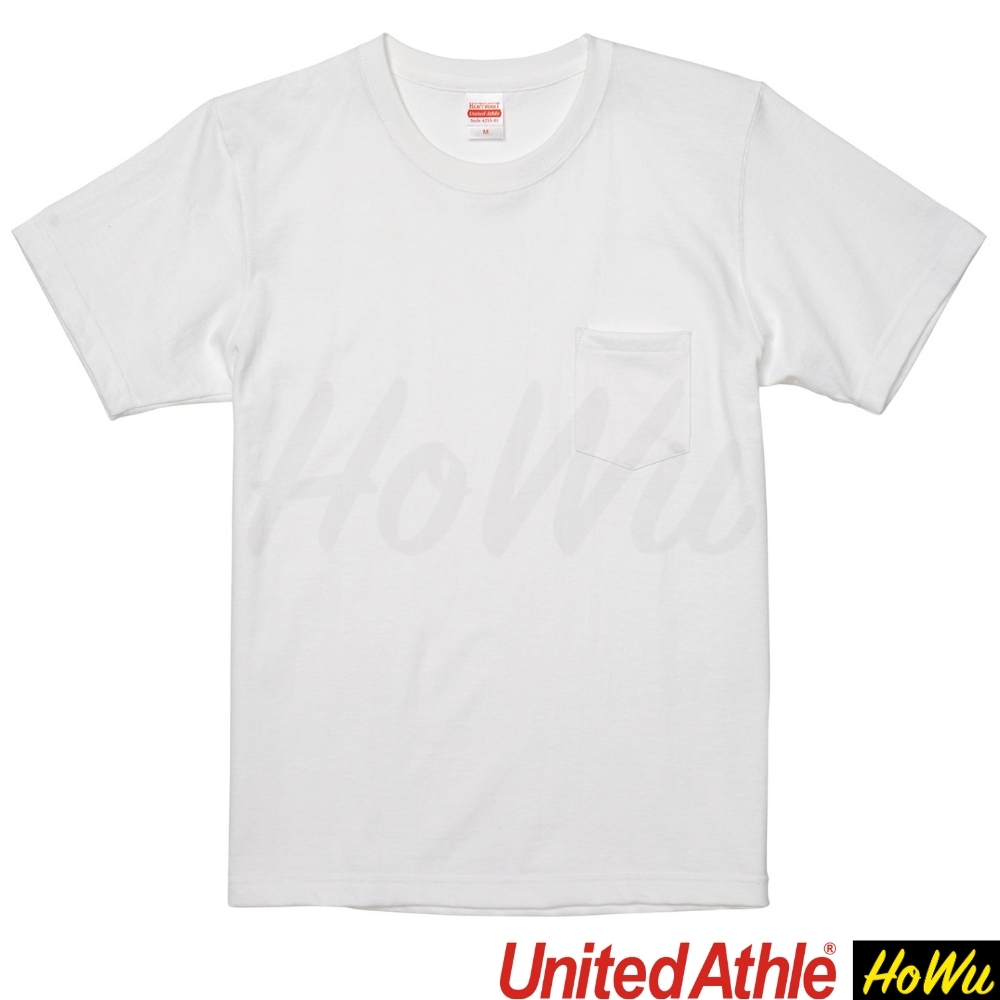 【United Athle】7.1oz Japanese Premium Soft Cotton Heavyweight Pocket Short-Sleeve T-Shirt (4253-01) | Howu Good Things Mall (UA Plain Color T-Shirts), , large