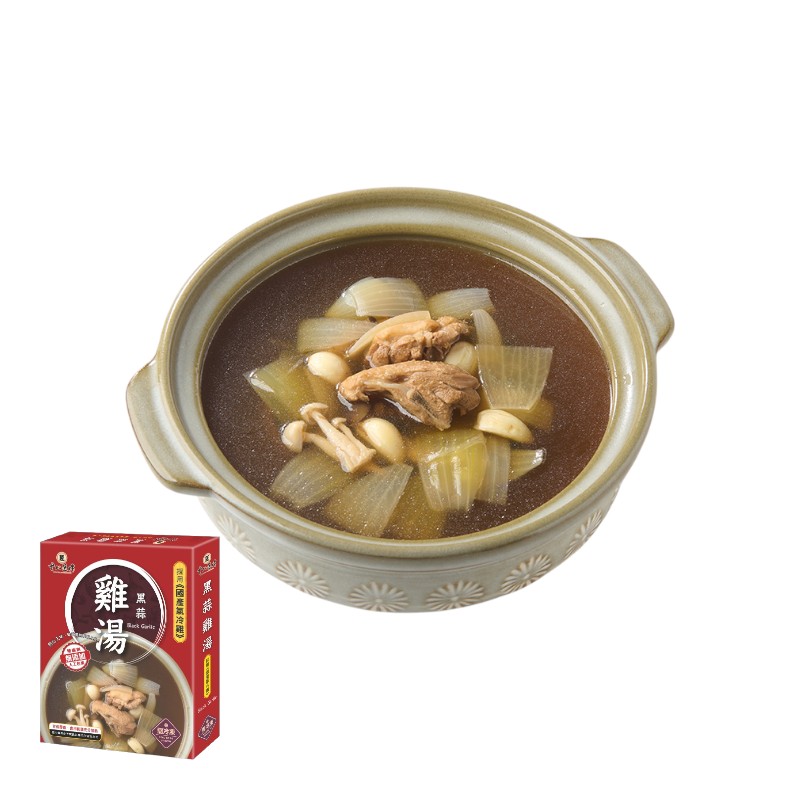 十八匠作 黑蒜氣冷雞湯1200g(冷凍), , large