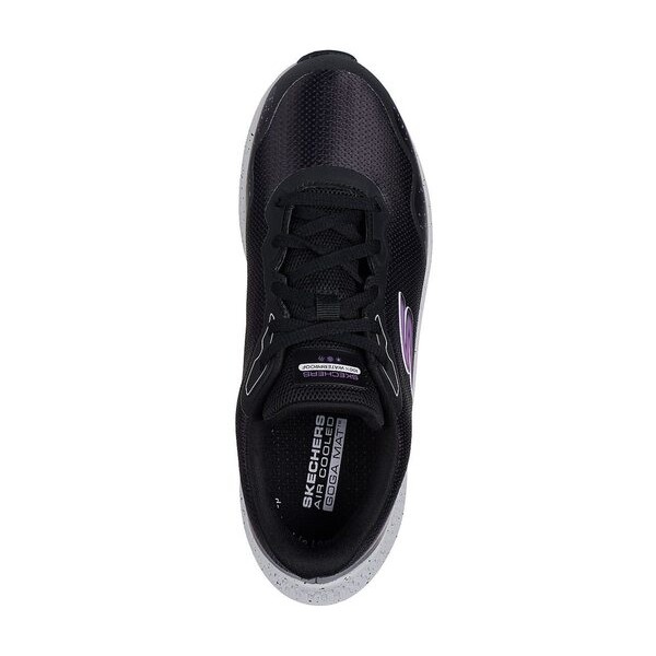 Skechers Go Run Consistent 2.0 女 慢跑鞋 防水 緩衝 黑 紫 [128625BKPR], , large