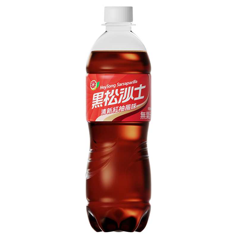 黑松沙士清新紅柚風味600ml, , large