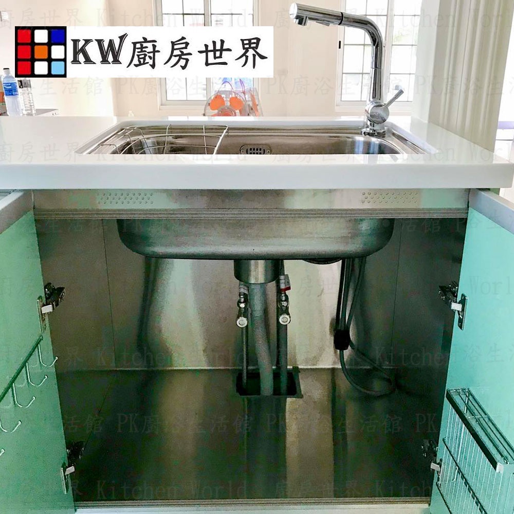 【KW廚房世界】系統廚具 廚房設計 客製化 廚櫃 流理台 工廠直營 一字型流理台 林內牌 瓦斯爐 林內排油機, , large