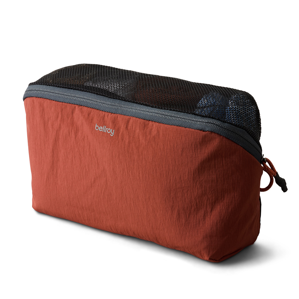 Bellroy Lite Packing Cube 4L 旅行收納袋 衣物收納 化妝包 小物收納包 盥洗包(橘棕色), , large