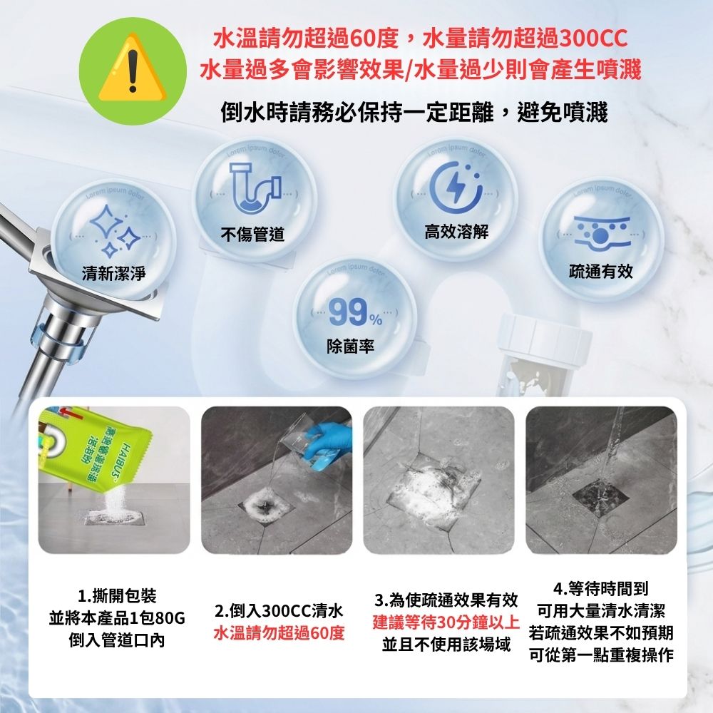 手搖款【10米+疏通粉80G*2包】, , large