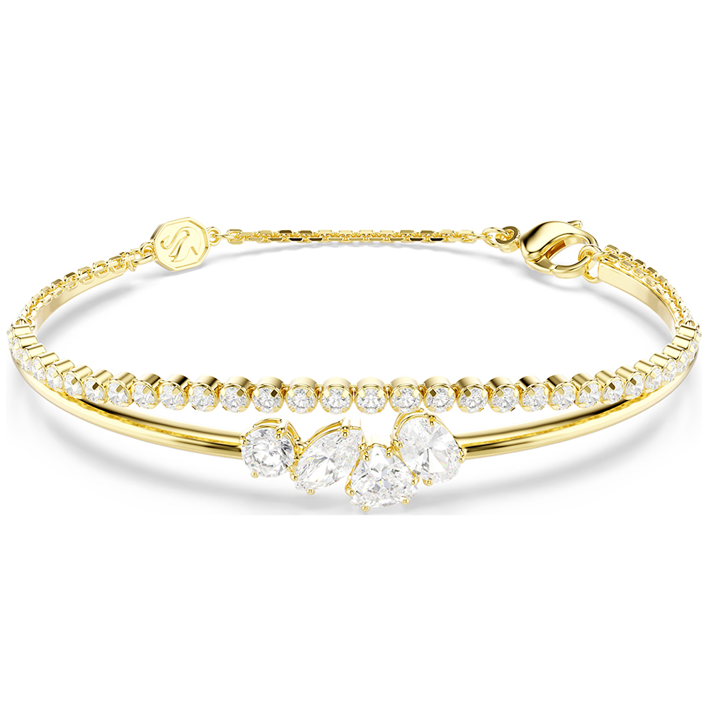 SWAROVSKI 施華洛世奇Mesmera 璀璨奪目鋯石手鍊-金 送禮 禮物 推薦(5747953), , large