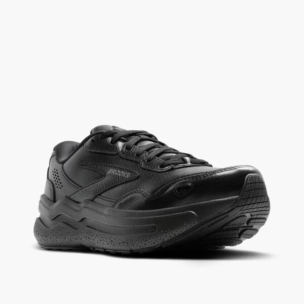 Brooks Ghost Max 2 Leather 男 慢跑鞋 寬楦 彈力 支撐 緩震 黑 [1104432E072], , large