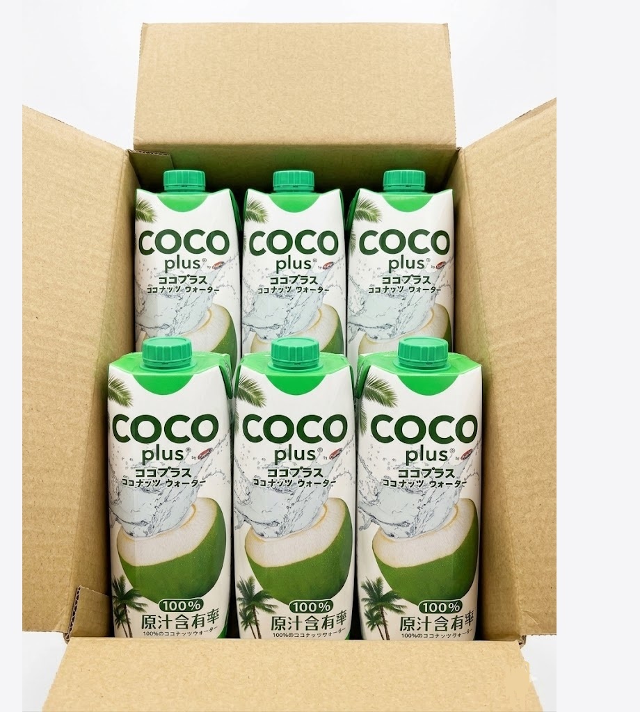 Cocoplus 100%純椰子水1L X 6瓶, , large