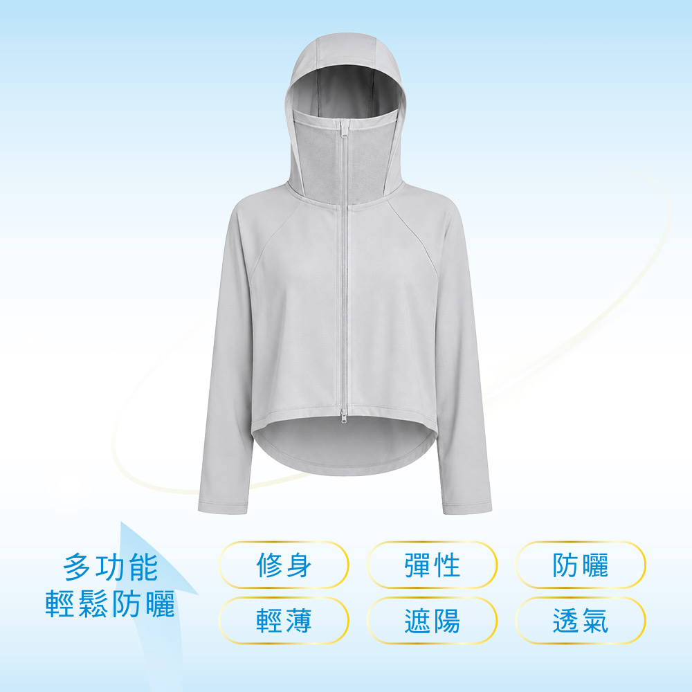 全罩寬版防曬外套 冰感防曬外套 【ONEDER 旺達棉品】GK-U3301, , large