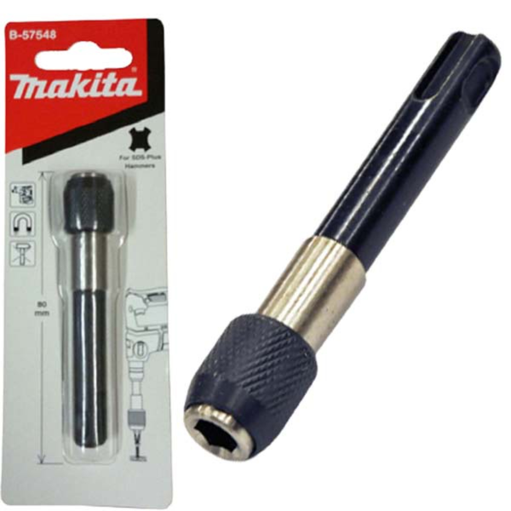 MAKITA牧田 四溝柄轉六角軸 附磁 長度80mm B-57548, , large