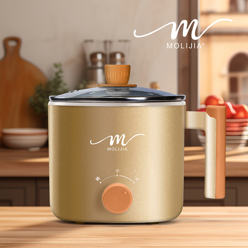 【MOLIJIA 魔力家】1.8L-M28 雙層防燙不沾快煮鍋-璀璨金, , large