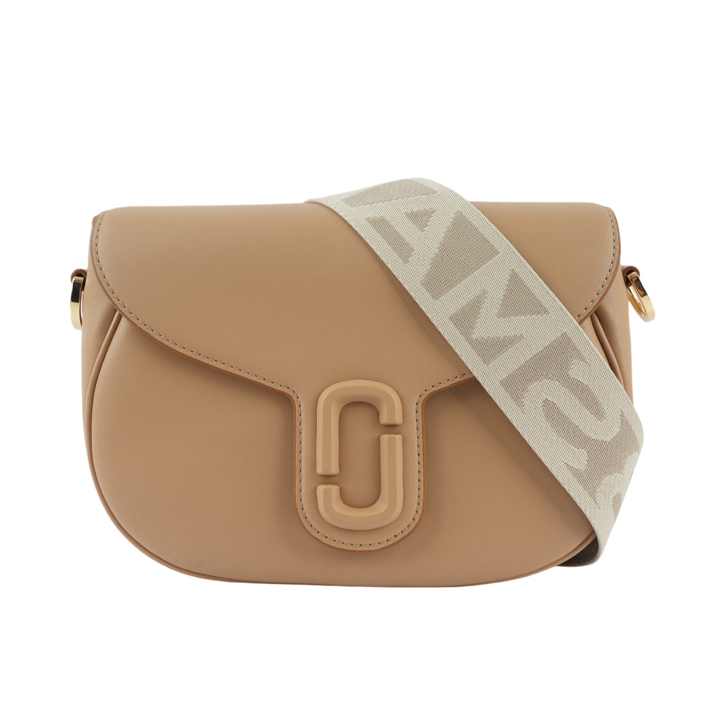 MARC JACOBS THE MESSENGER 翻蓋馬鞍斜背包/駝色, , large
