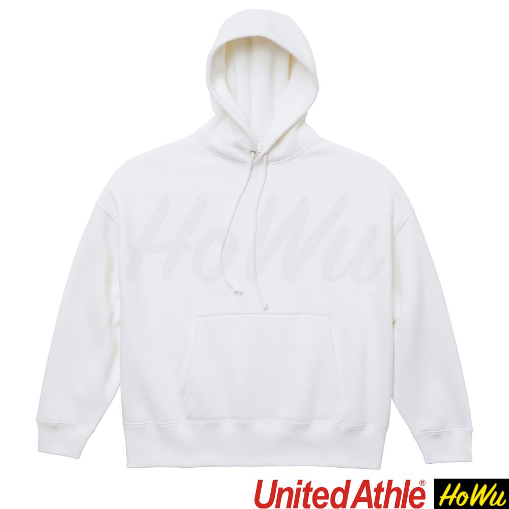 【United Athle】日本頂級柔棉10.0oz.T/C內刷毛寬版落肩連帽T恤(5631-01) | Howu好物商城(UA素色寬版落肩帽T), , large