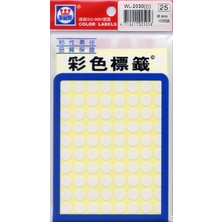 華麗 標籤WL-2030  9mm圓點標籤*橘, , large