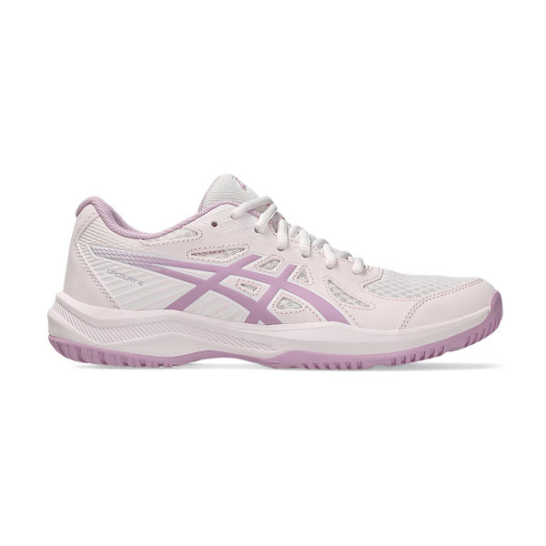 Asics Upcourt 6 女 排球鞋 室內運動鞋 入門款 穩定 包覆 回彈 粉紅 [1072A107-702], , large