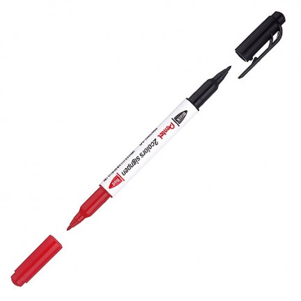 【 Pentel 飛龍 】雙色簽字筆(黑+紅) 12支/盒 SW380-ABT, , large