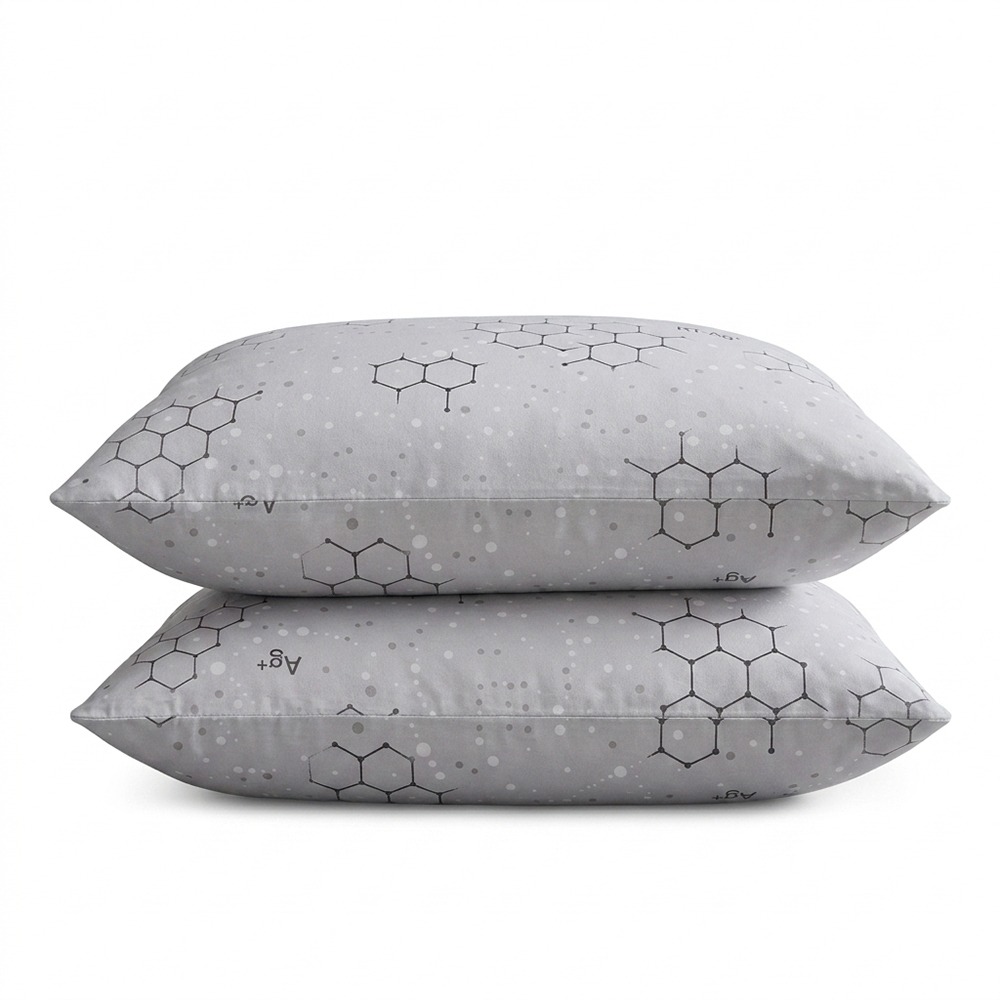 【Moonulune 柔月家居】買1送1 台灣製雙效科技石墨烯銀離子Ag+釋壓獨立筒枕(枕頭/彈力枕/透氣枕), , large