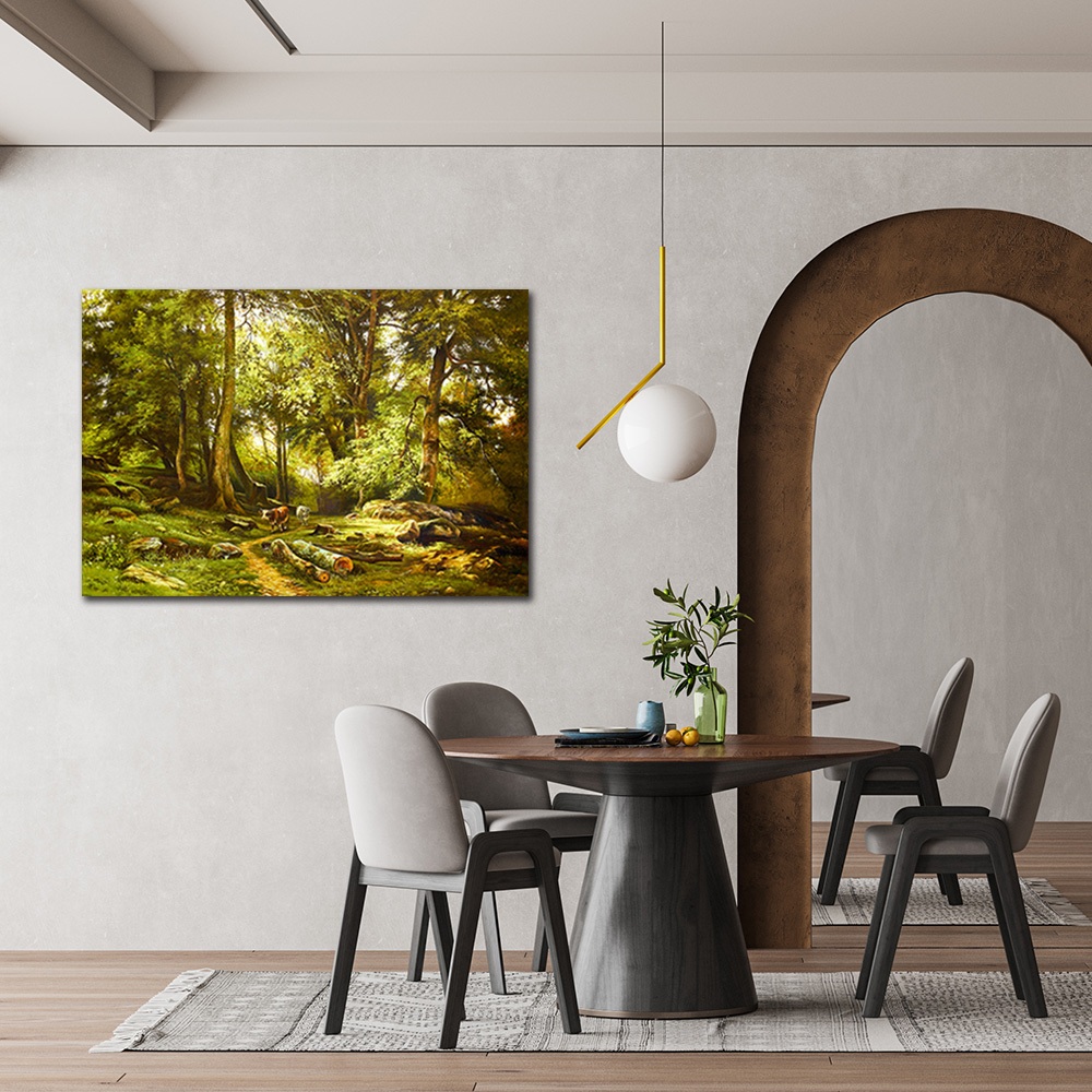 【御畫房】牛轉乾坤 國家一級畫師手繪油畫60&times;90cm(VF-93), , large