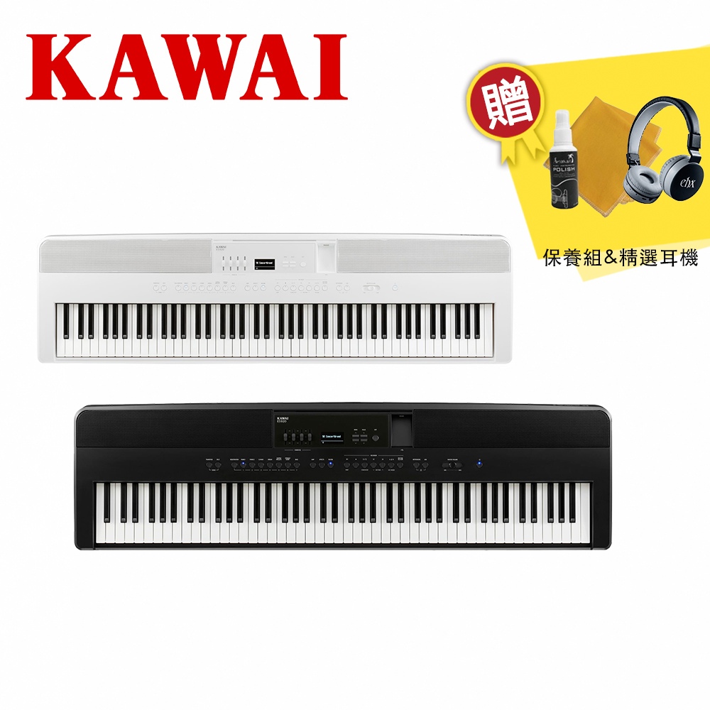KAWAI ES920 88鍵 便攜式 高階數位電鋼琴 單主機款 黑色/白色【敦煌樂器】, , large