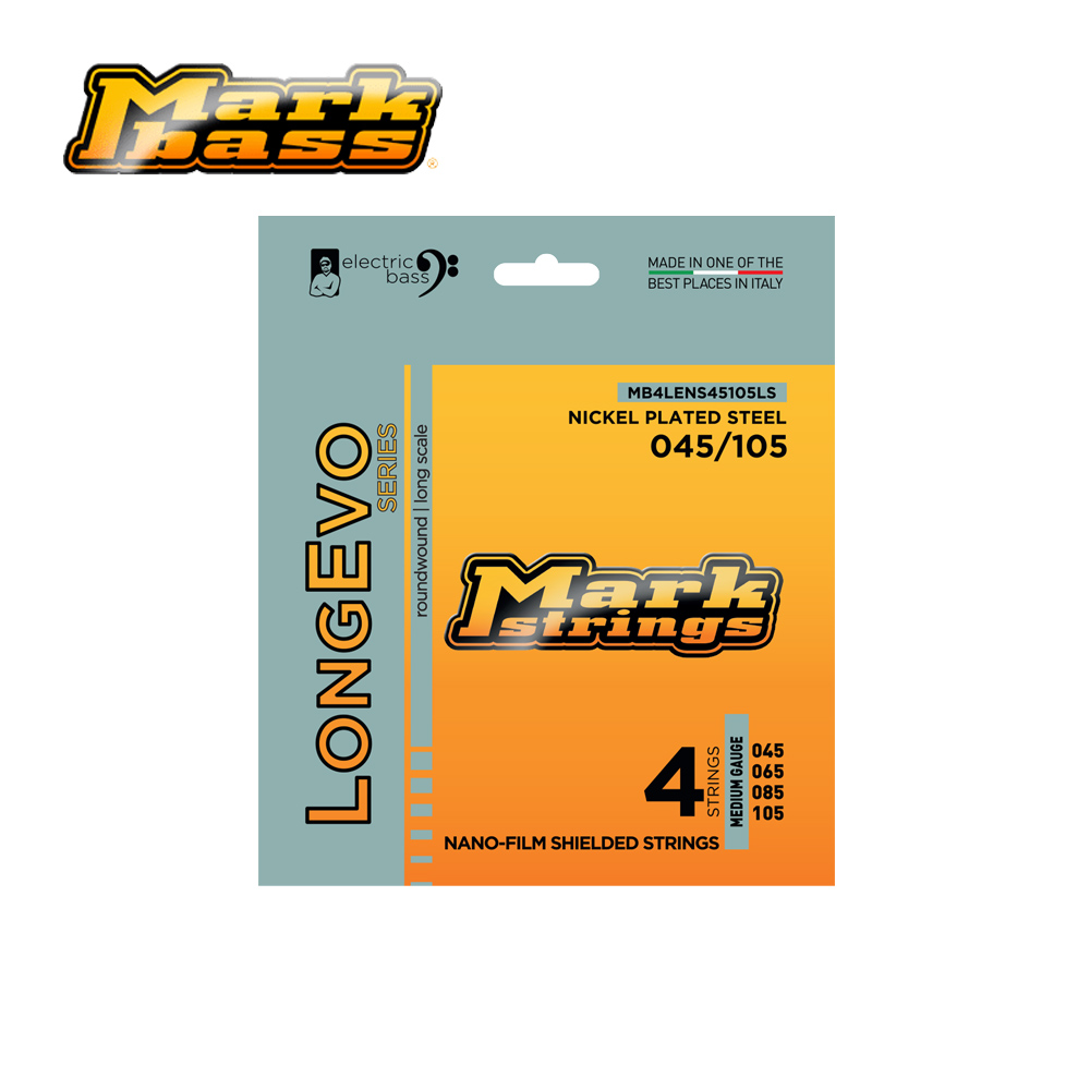 Markbass Longevo 奈米包膜鎳 四弦貝斯套弦 (45-105)【敦煌樂器】, , large